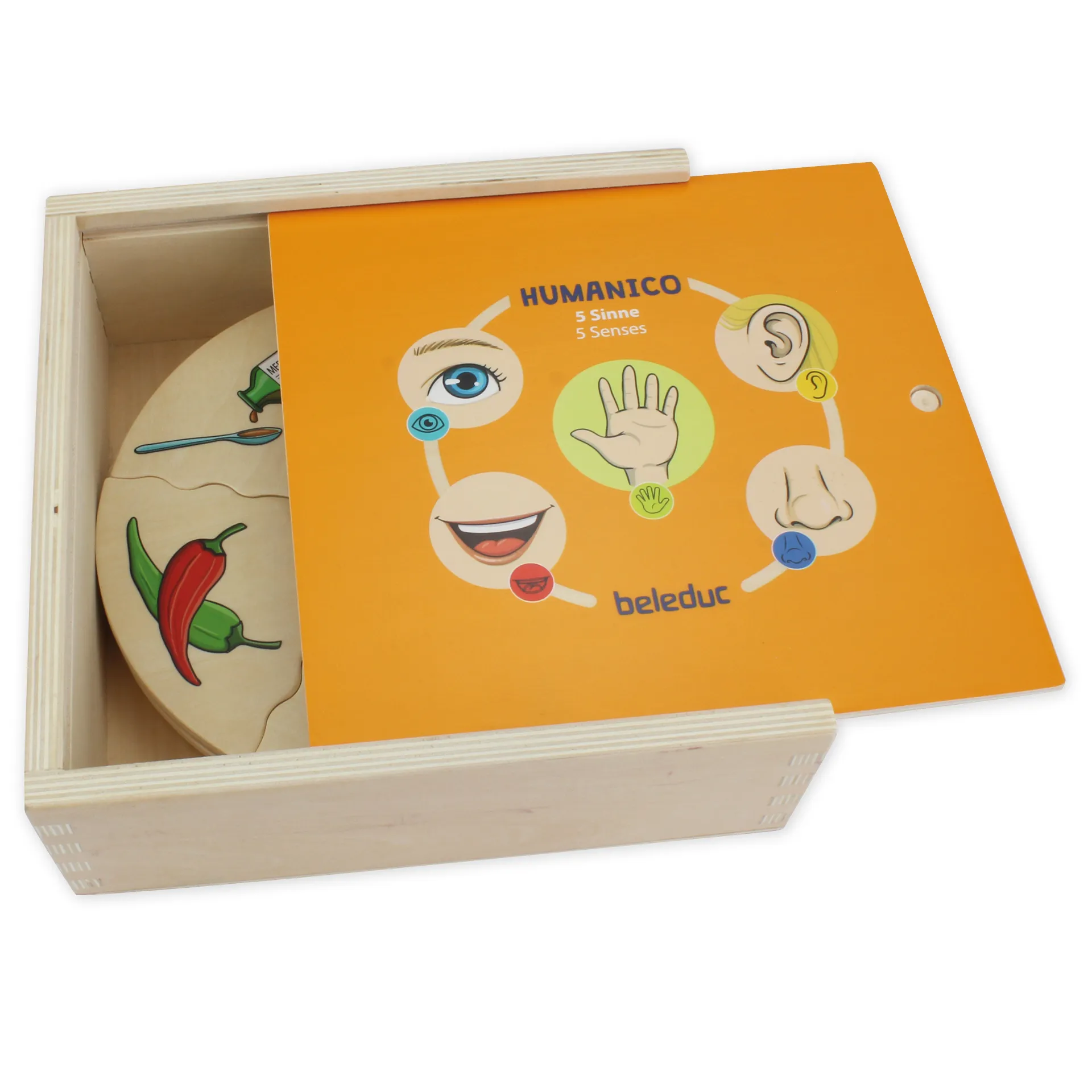 beleduc Puzzle Humanico "5 Sinne", 30-tlg.