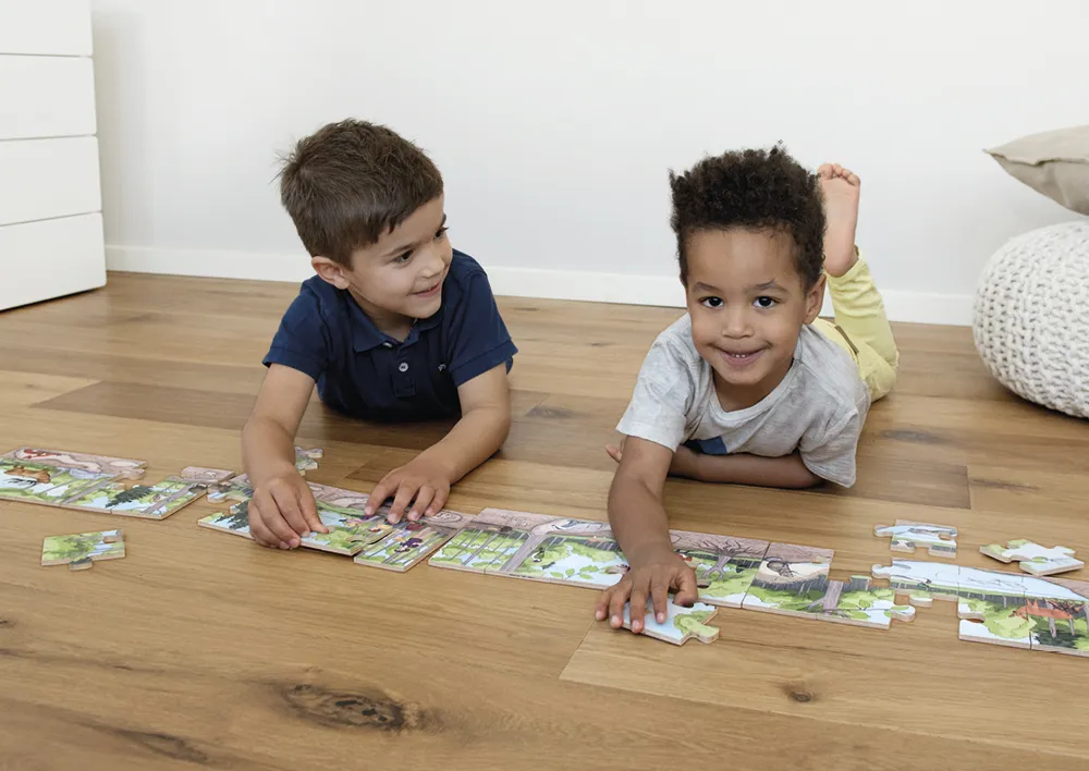 beleduc Boden-Puzzle "Wald entdecken", 40-tlg.