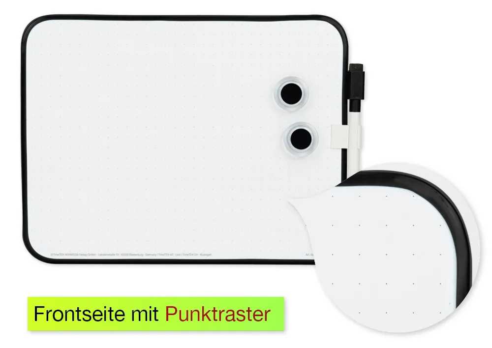 TimeTEX Whiteboard A4-Plus, 4-tlg., doppelseitig