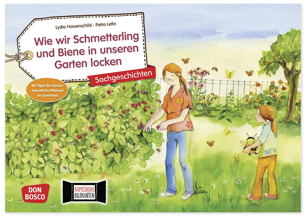 Bildergeschichten-Karten "Wie wir Schmetterling und Biene in unseren Garten locken", 12-tlg.