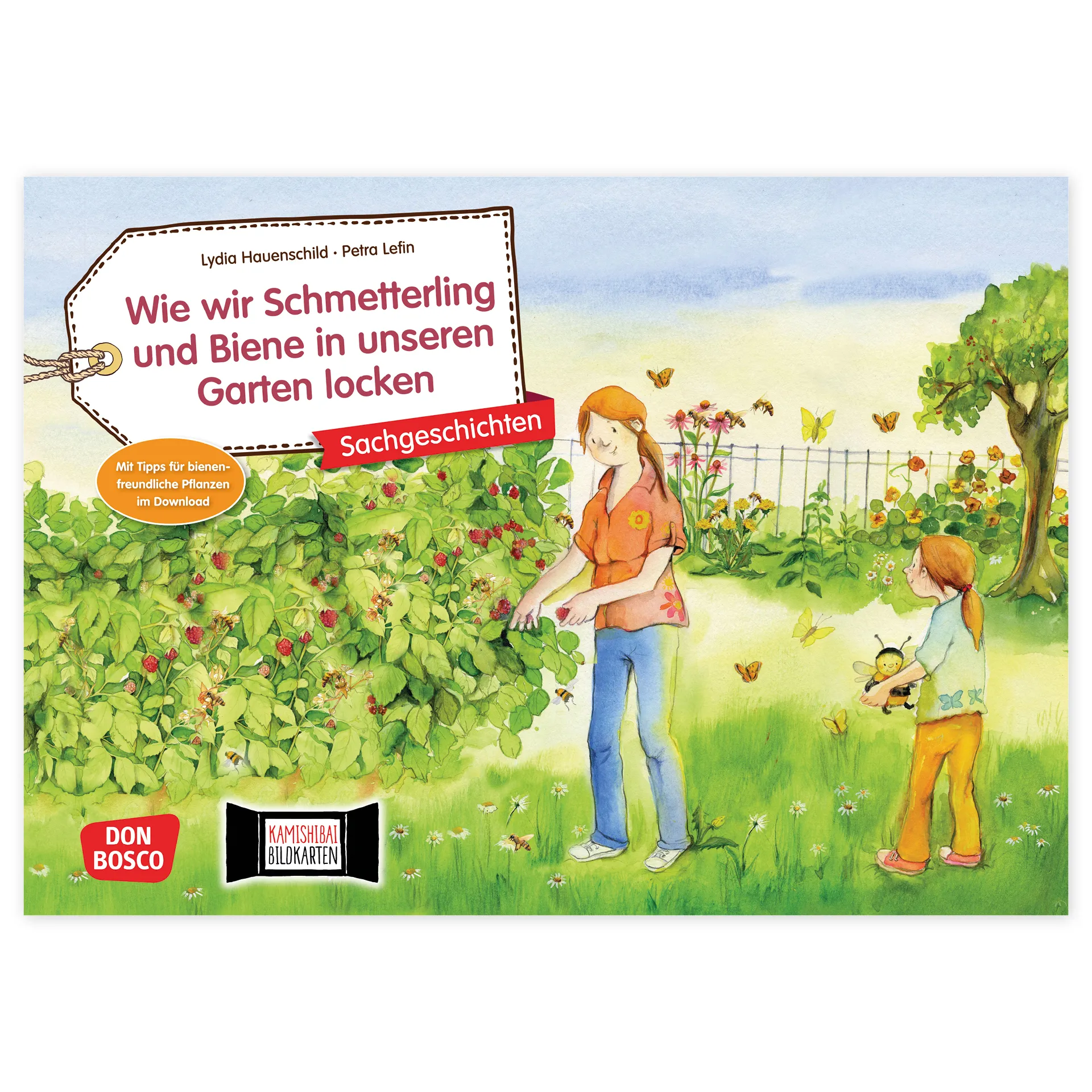 Bildergeschichten-Karten "Wie wir Schmetterling und Biene in unseren Garten locken", 12-tlg.