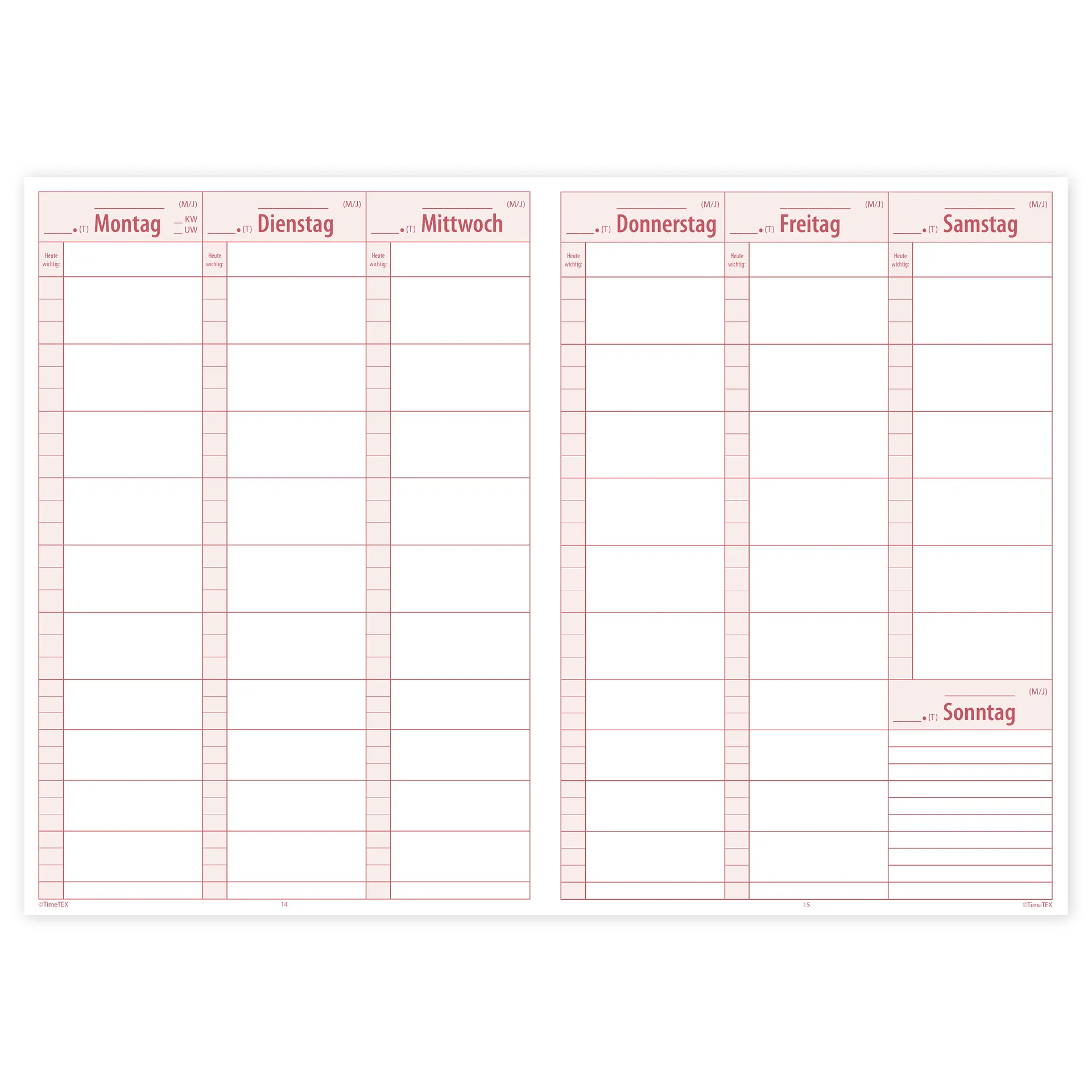 TimeTEX Referendariats-Planer "Completo" A4-Plus