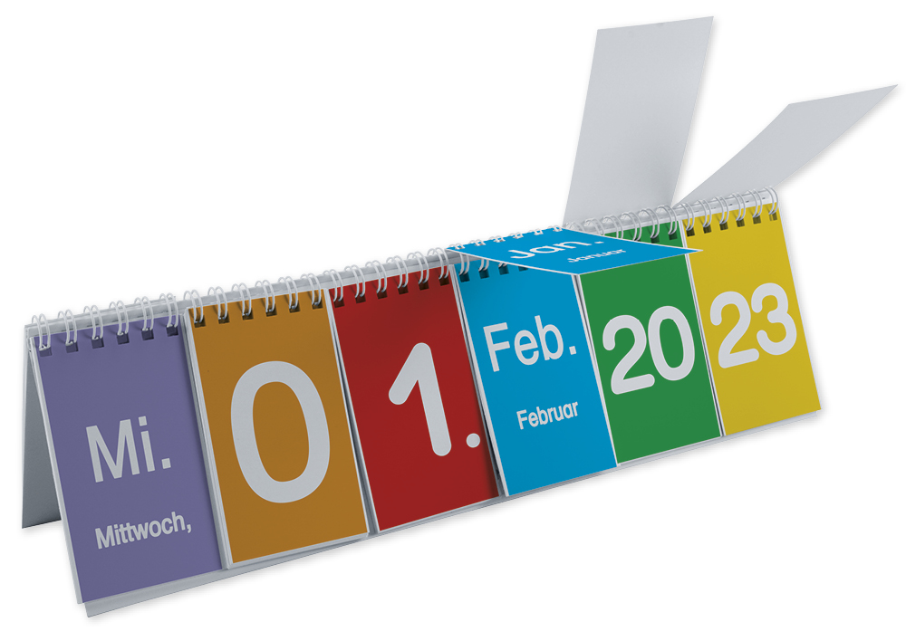 Hagemann Klappen-Flipchart aus Pappe, Kalender
