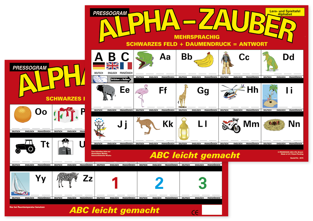 TimeTEX Zaubertafel "ABC" Mehrsprachig