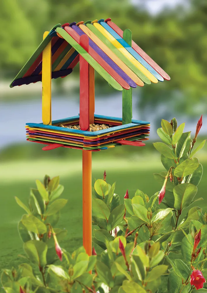 Bunte Holzspatel, 18x150 mm, 100 Stück