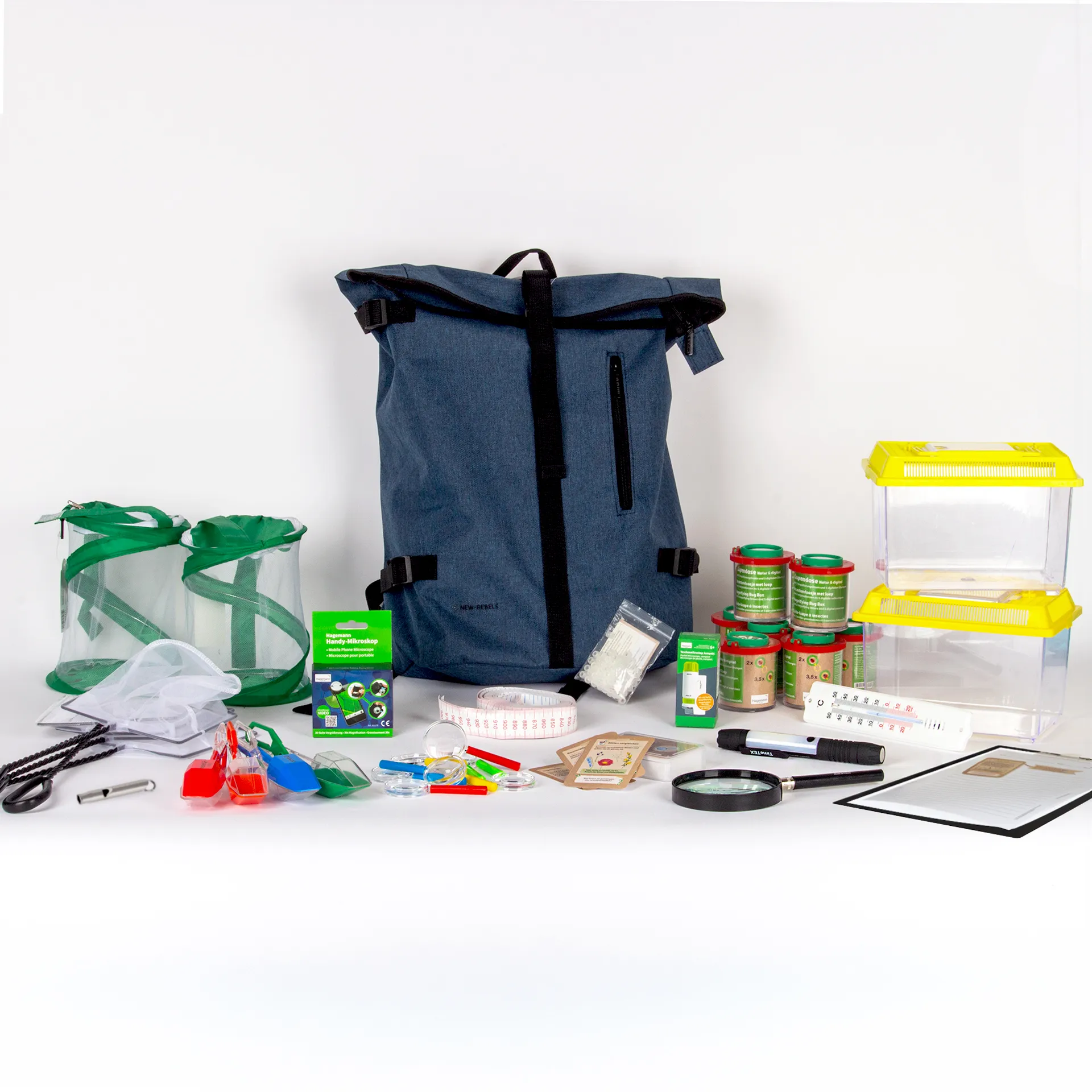 Profi-Forscher-Rucksack "Natur", Klassensatz, 45-tlg.