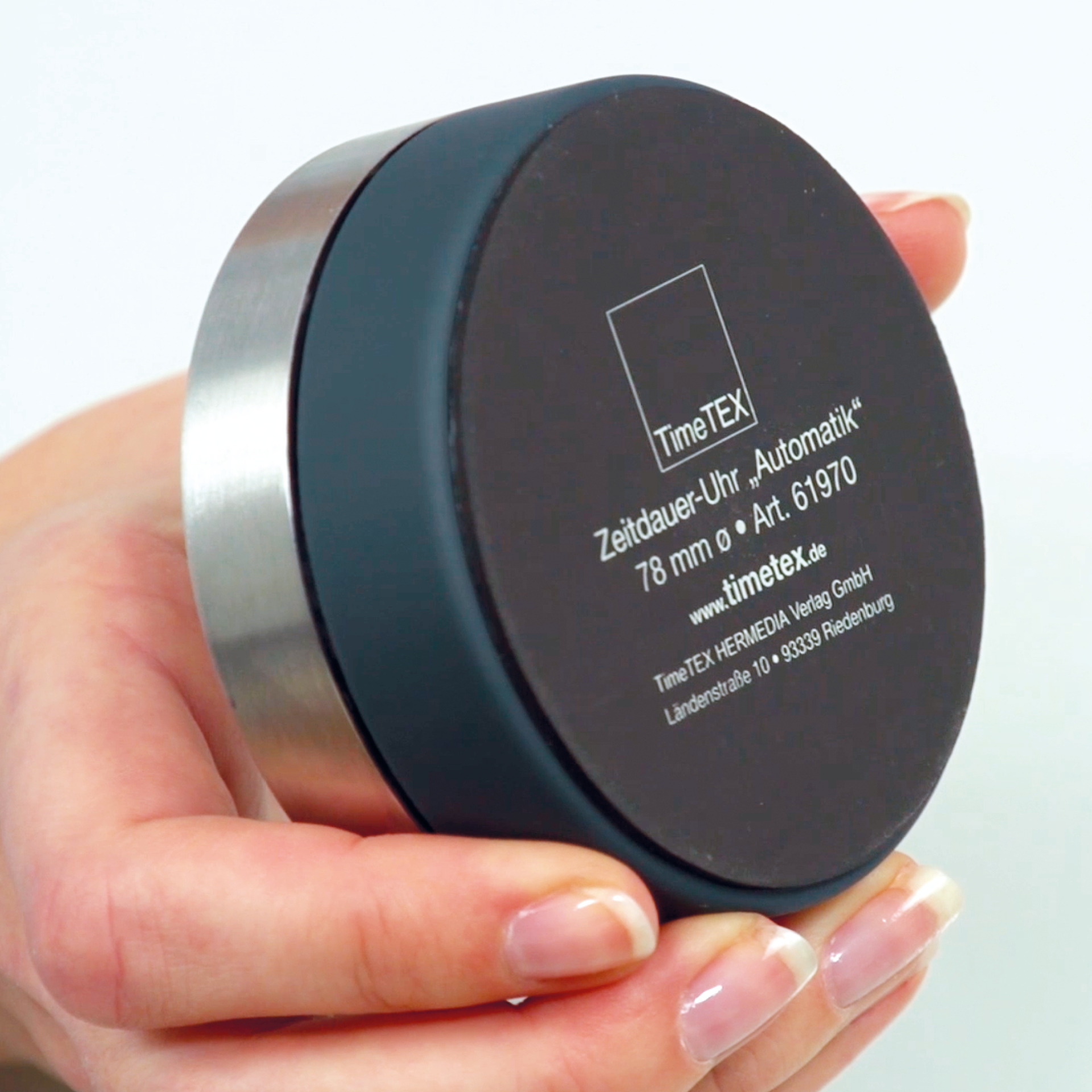 Zeitdauer-Uhr "Automatik" Compact mit Magnet und Ampelscheibe