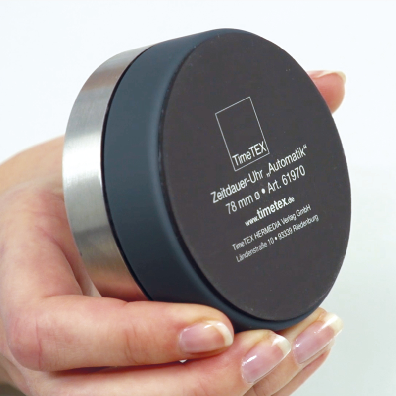 Zeitdauer-Uhr "Automatik" Compact mit Magnet und Ampelscheibe