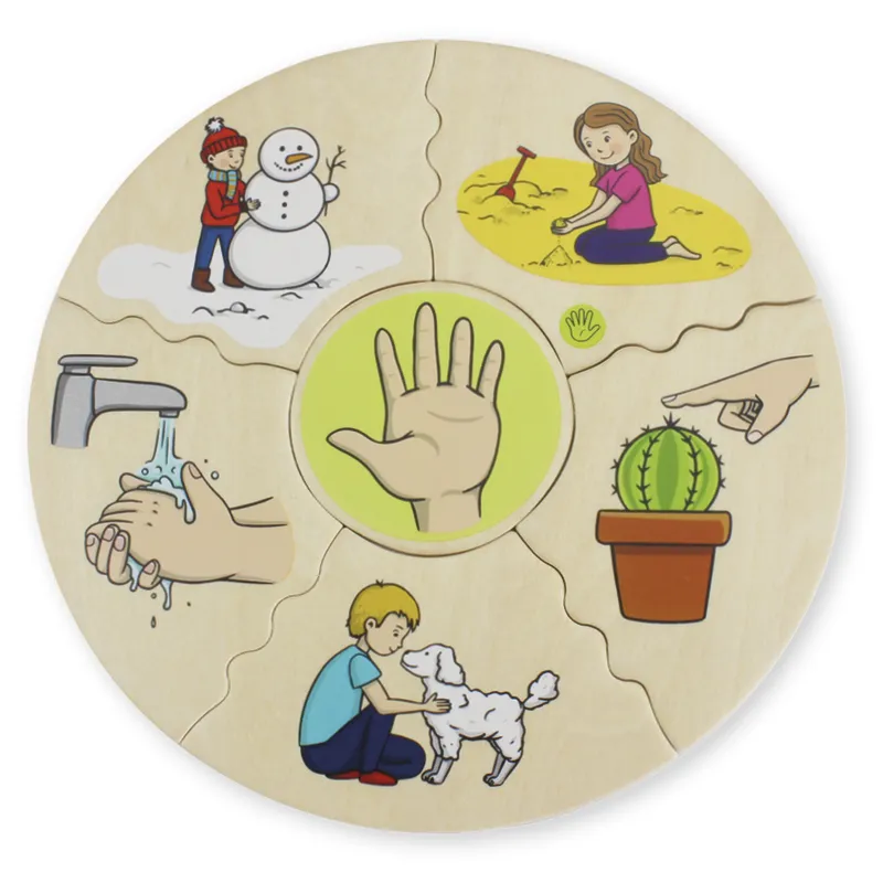 Puzzle Humanico "5 Sinne", 30-tlg.