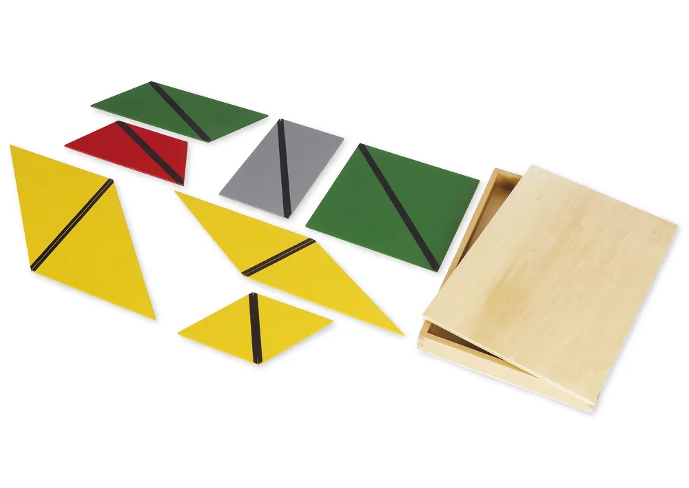 5 boîtes de triangles constructeurs TimeTEX « Montessori Premium »