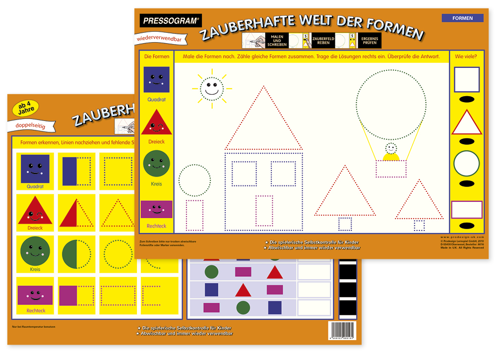 TimeTEX magisk tavle "World of Shapes"