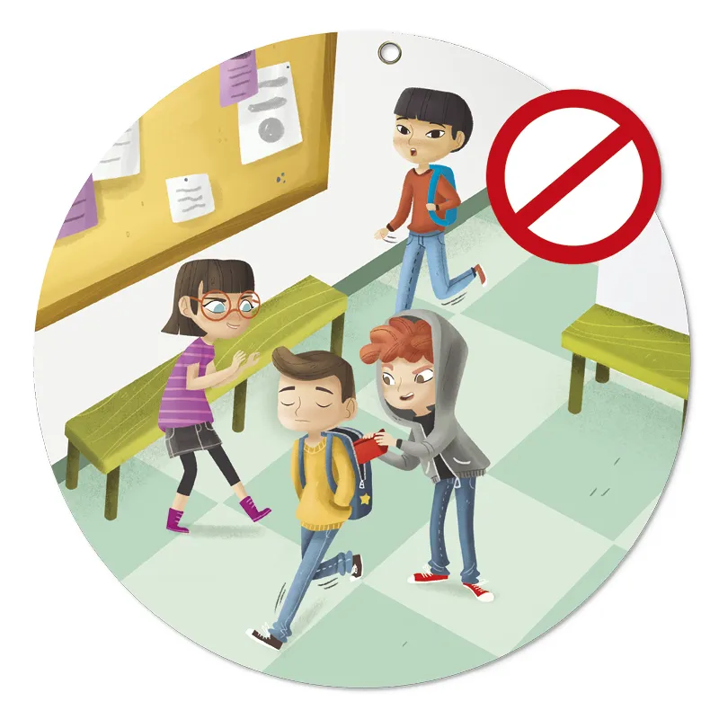Poster-Set „Mobbing – nein Danke!“ 6-tlg.