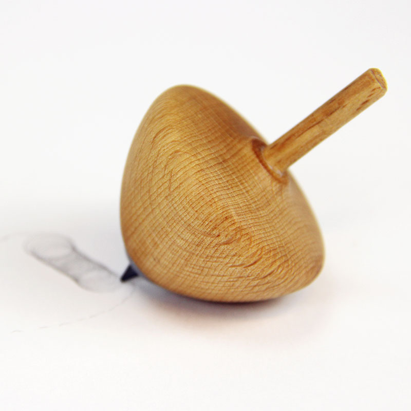 Mal-Kreisel mini aus Holz, 4 cm ø
