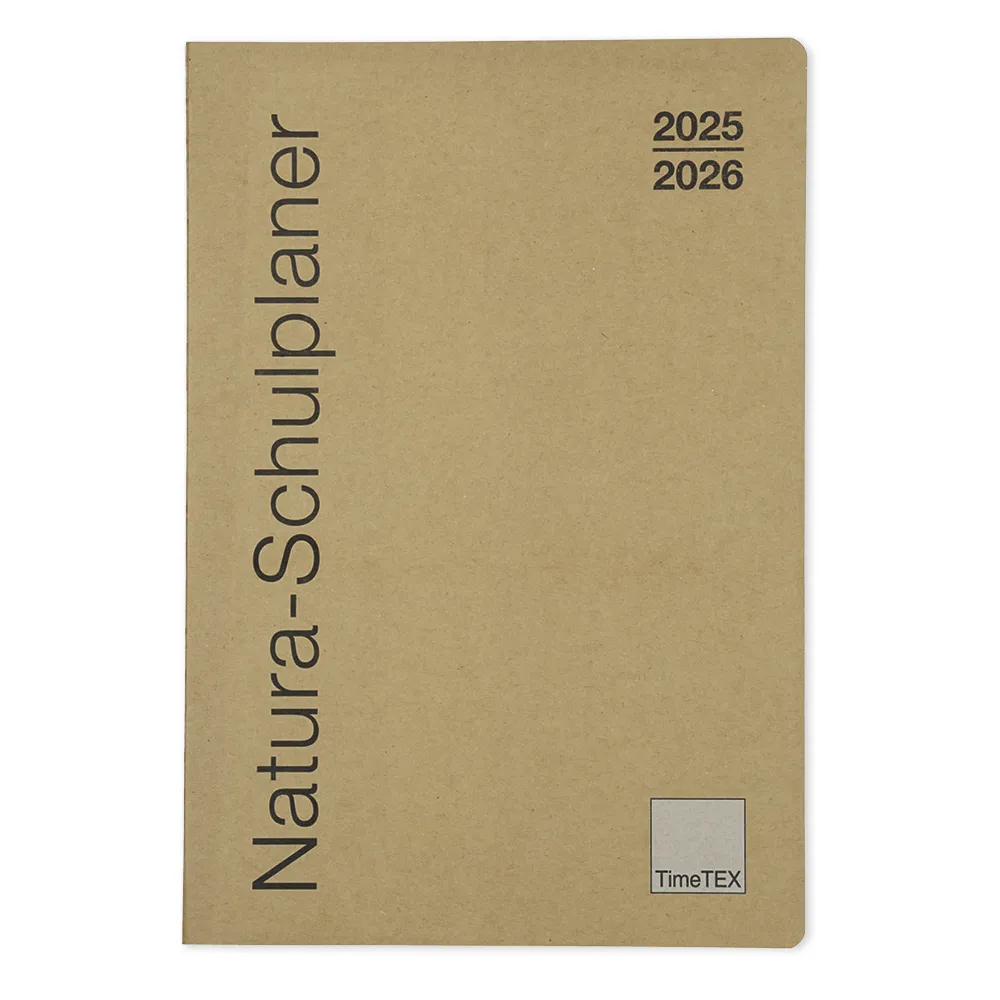 TimeTEX Natura-Schulplaner A4-Plus 2025/2026