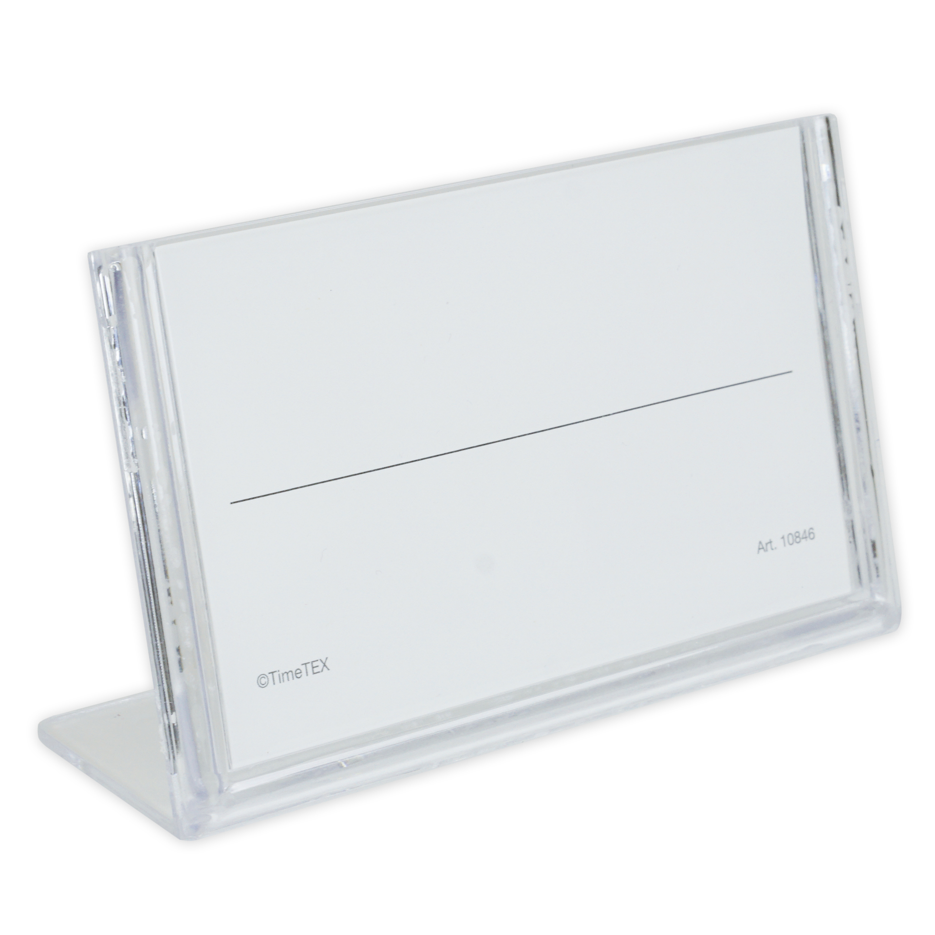 TimeTEX set med namnskylthållare, 10 st.