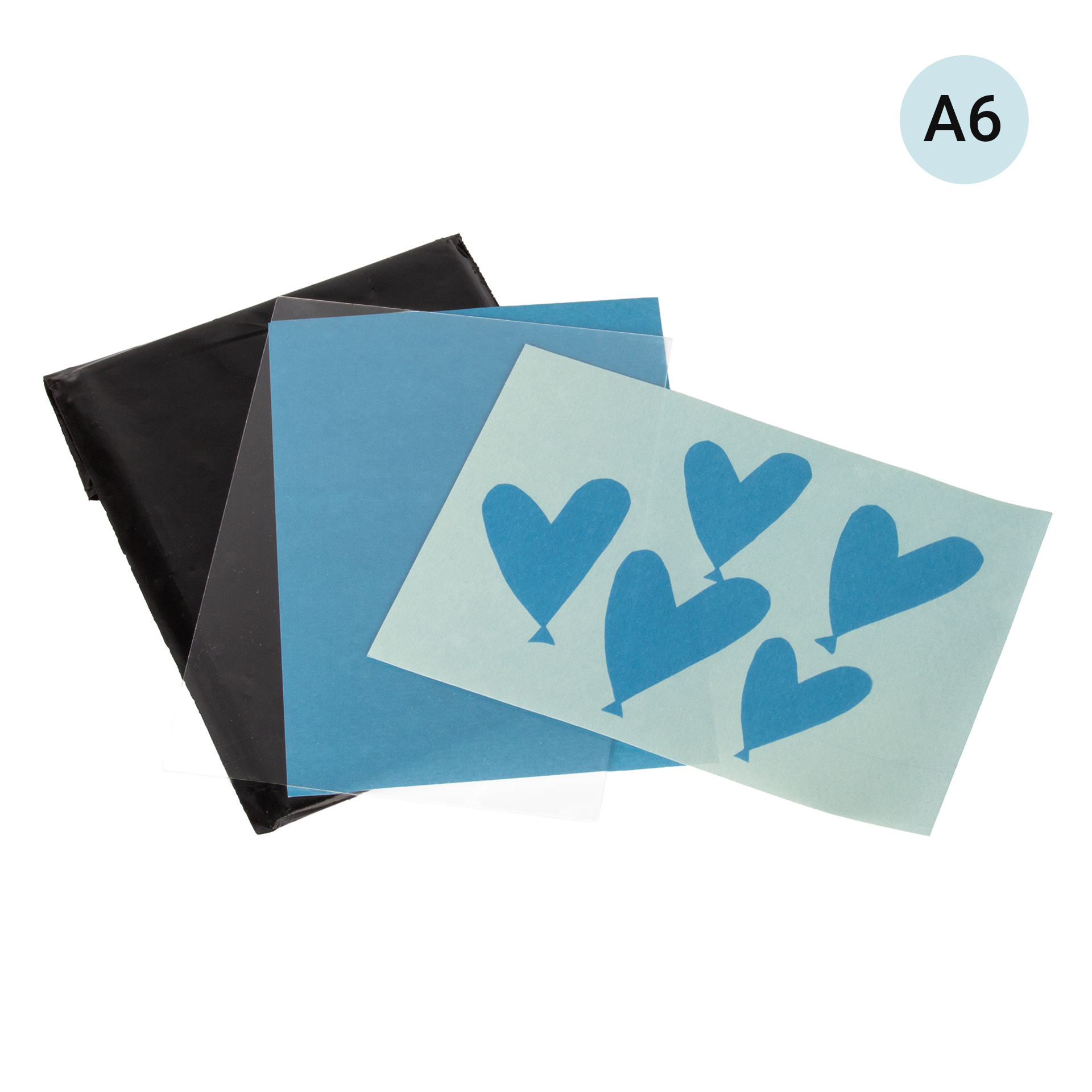 Foto-Solarpapier A6, mit Fixierscheibe, 20 Blatt