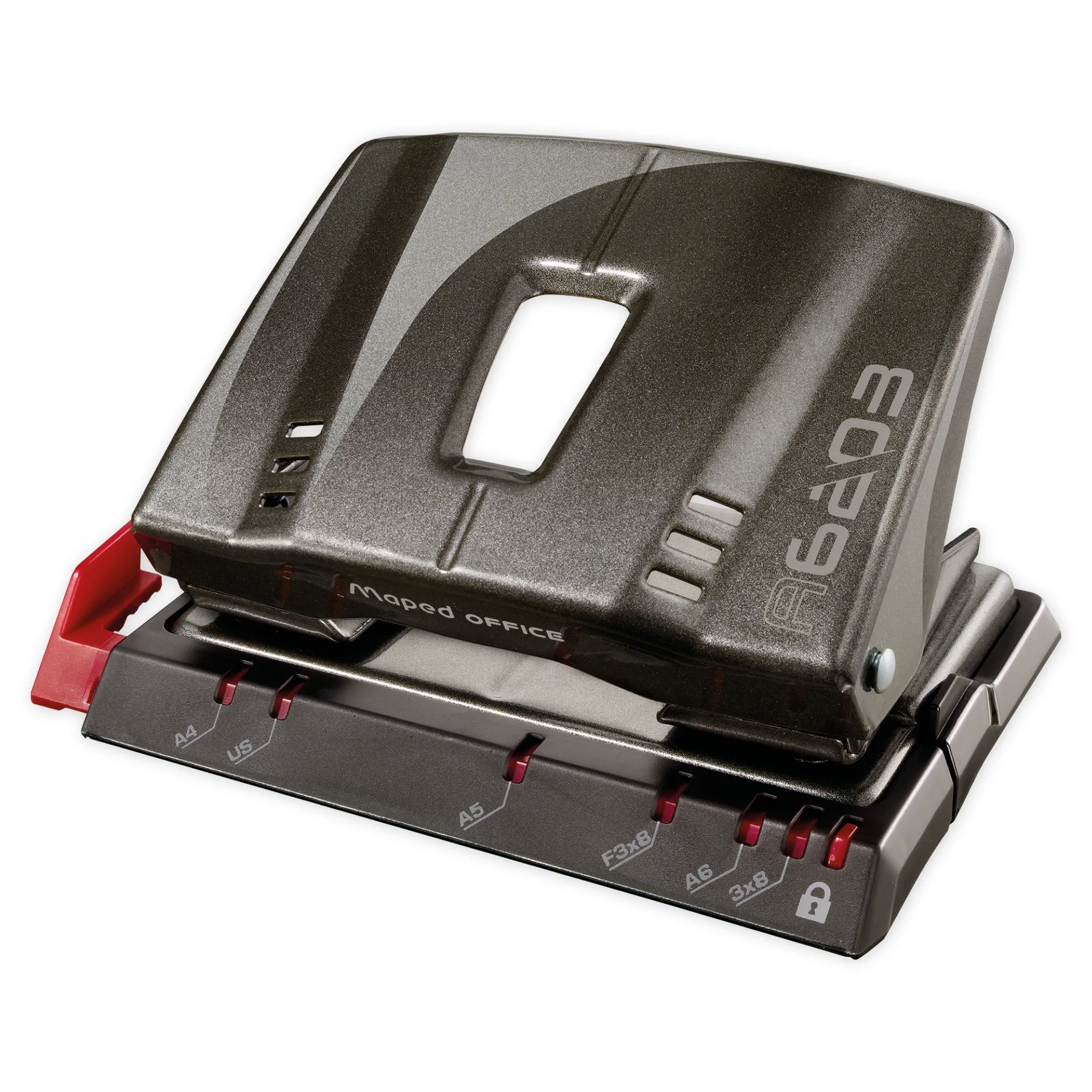 Set nietmachine en perforator van metaal
