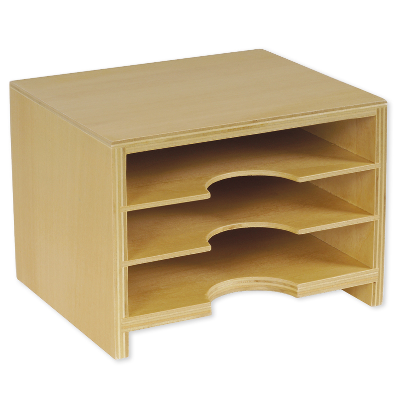 TimeTEX Kasten mit 3 Fächern für die Botanischen Karten "Montessori Premium"