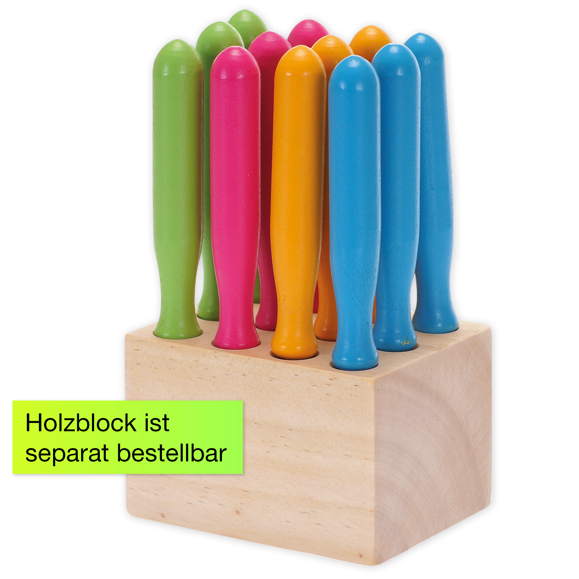 Set Prickelnadeln "4 Farben", 13,5 cm, 12 Stück