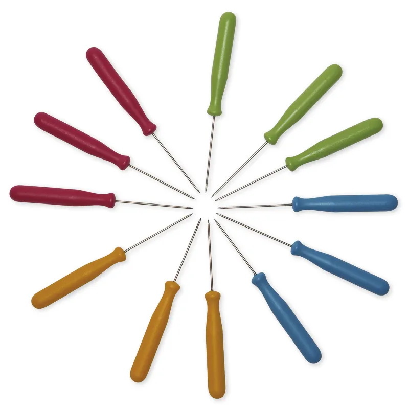 Set Prickelnadeln "4 Farben", 13,5 cm, 12 Stück