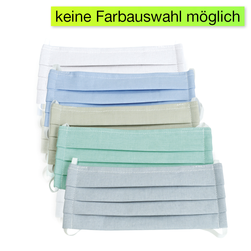 Alltags-Gesichts-Maske aus Baumwoll-Stoff „Flexigrösse“