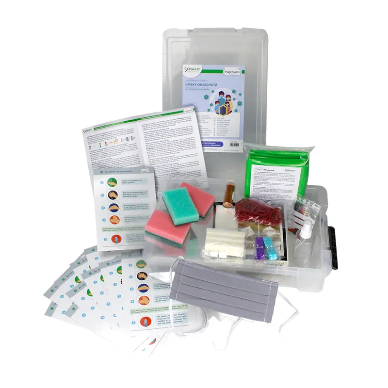 Experimentier-Box "Infektionsschutz", 81-tlg.