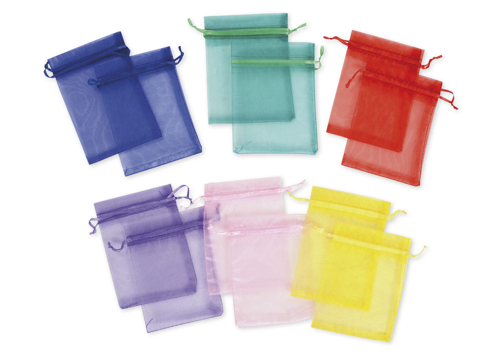 Organza-Beutelchen, 12 Stück