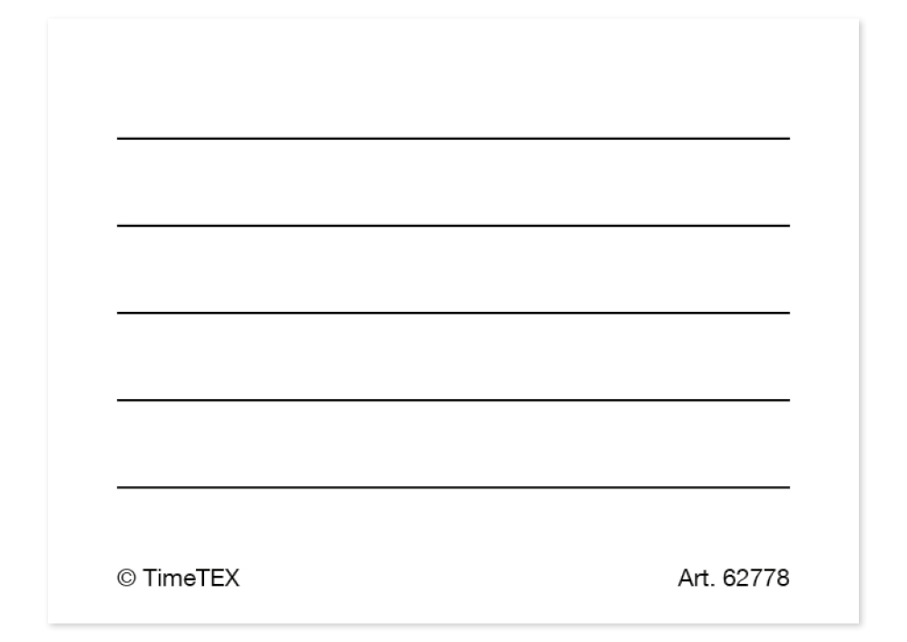 TimeTEX Lobkärtchen für Schüler, 110 Stück im Etui