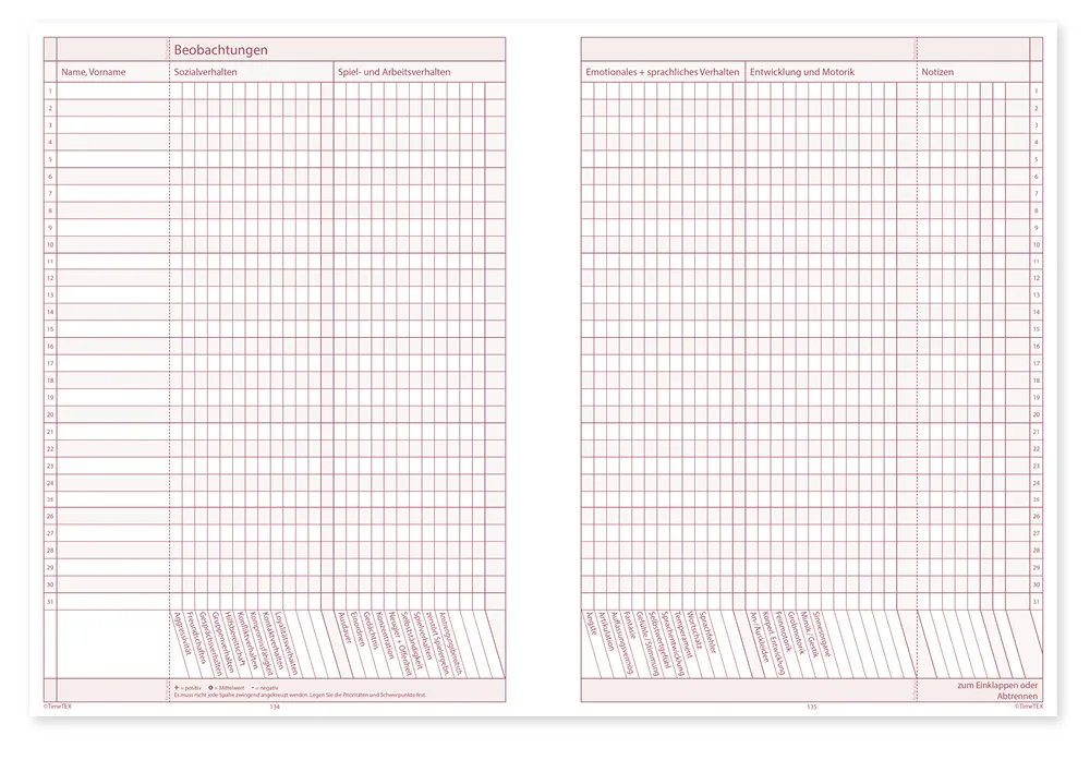 TimeTEX Grundschul-Planer "lose Blatteinlage", A4 2024/2025