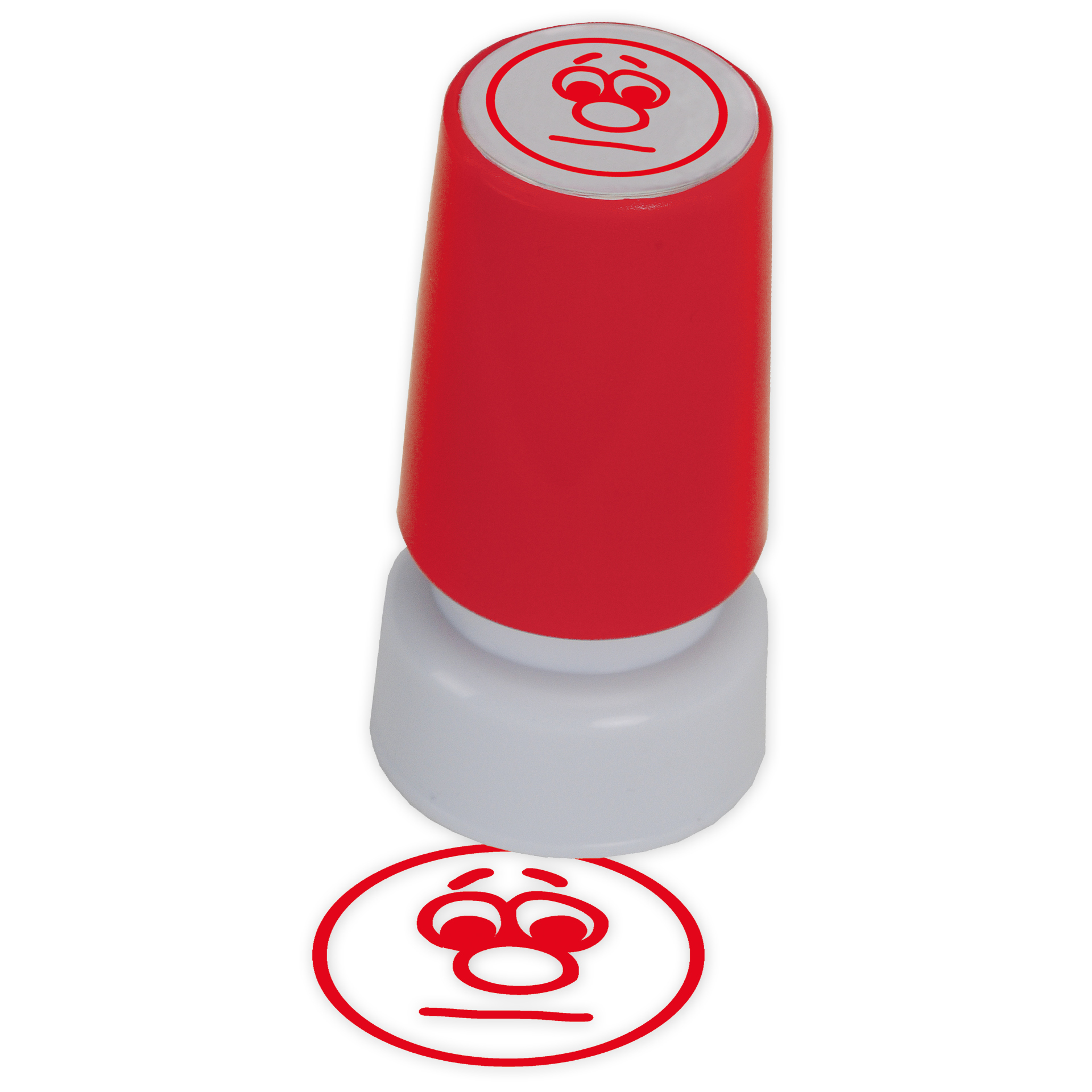 Tryckdynas stämpel "Perpetuum", "Neutralt ansikte"