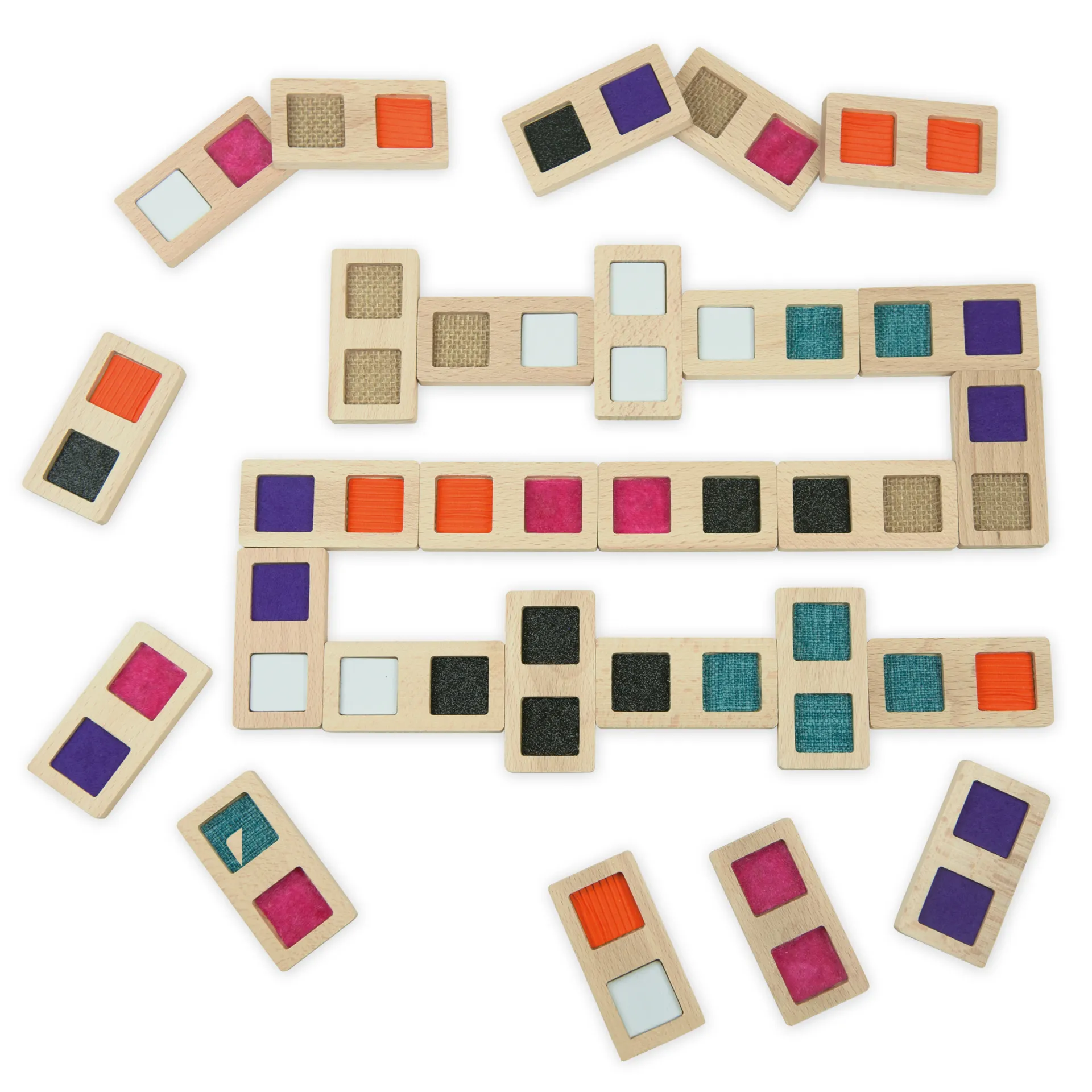 Tastdomino "Textuur", 29-delig