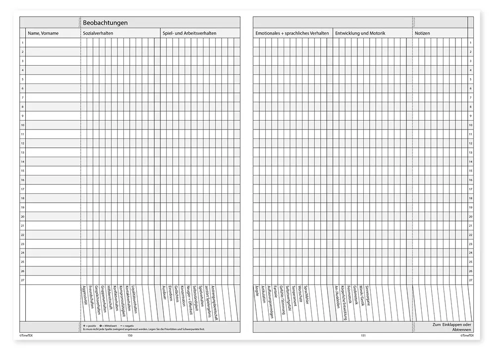 TimeTEX KiTa-System-Planer A4-Plus 2024/2025