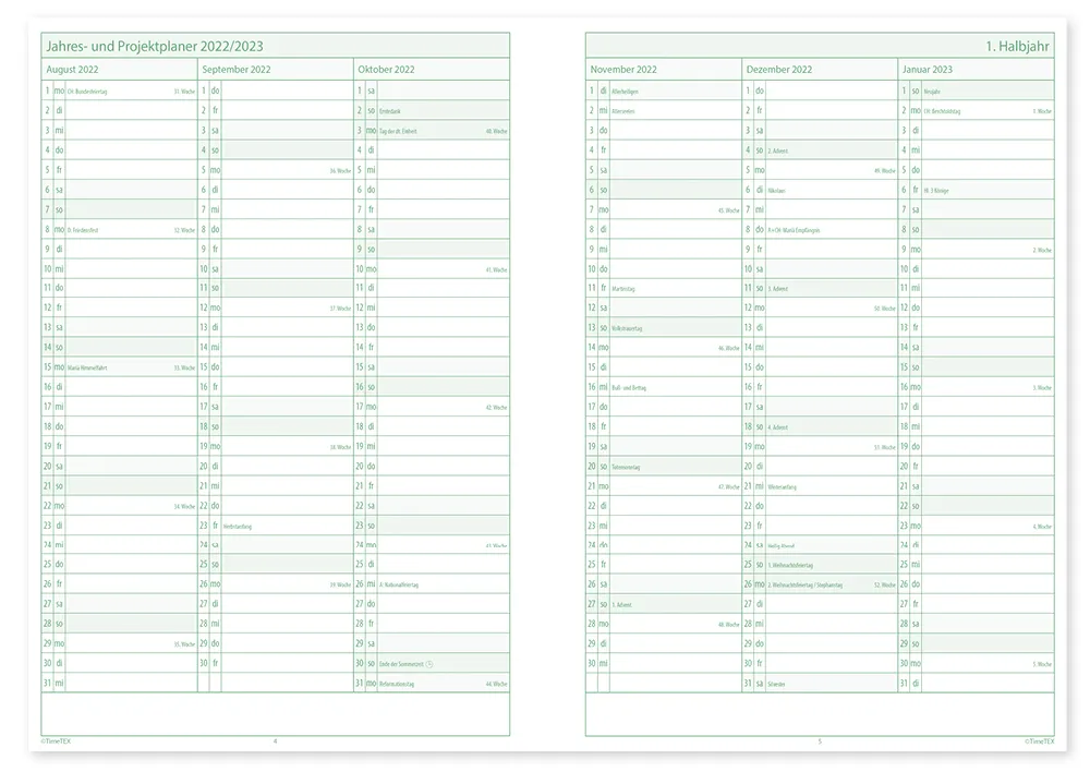 System-Schulplaner-Set 2025/2026 A4-Plus, grün, mit Klick-Schutz-Cover System-Schulplaner-Set 2025/2026 A4-Plus, grün, mit Klick-Schutz-Cover