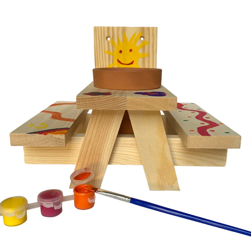 Bastelset "Picknick-Tisch für Eichhörnchen", 4-tlg.