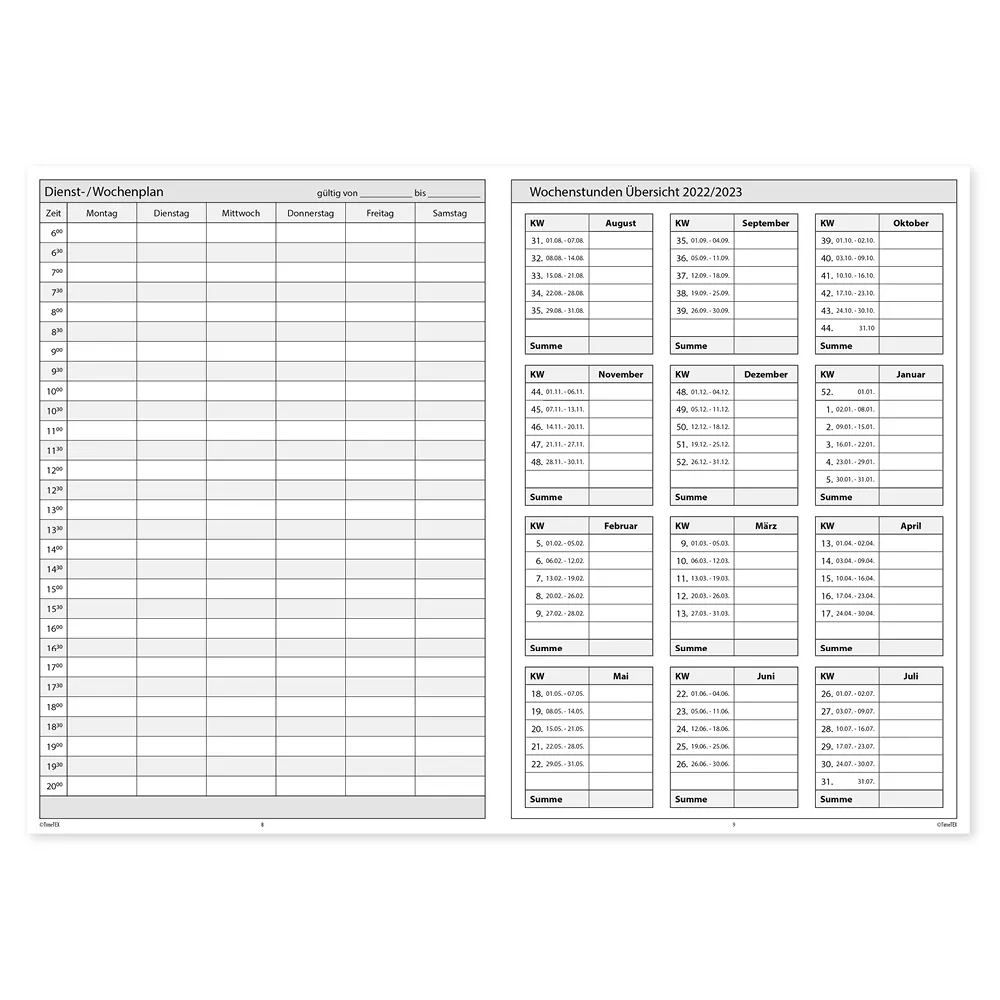 TimeTEX KiTa-System-Planer A4-Plus 2026/2027