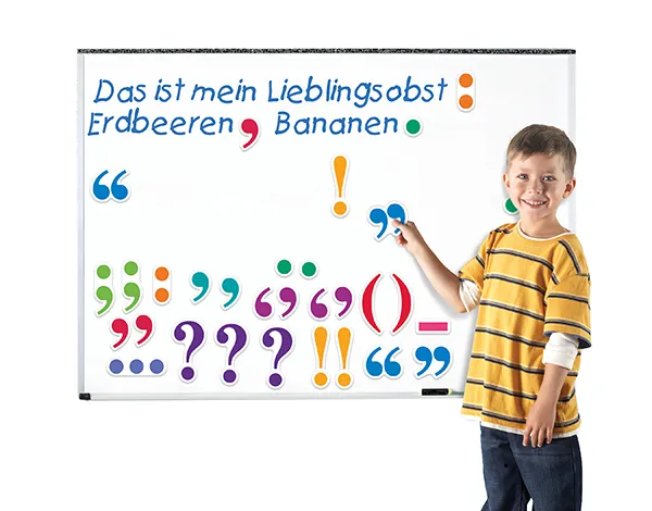Demo-Satzzeichen magnetisch, 11 cm, 36-tlg.
