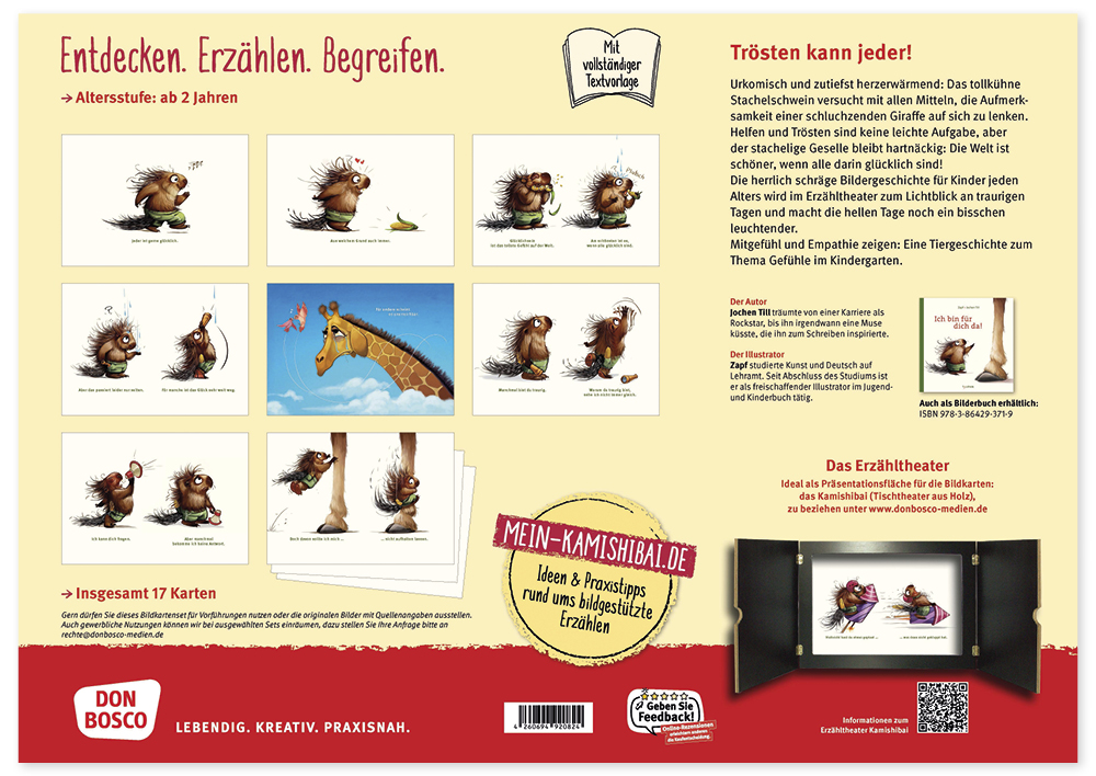 Bildergeschichten-Karten "Ich bin für Dich da", 17-tlg.
