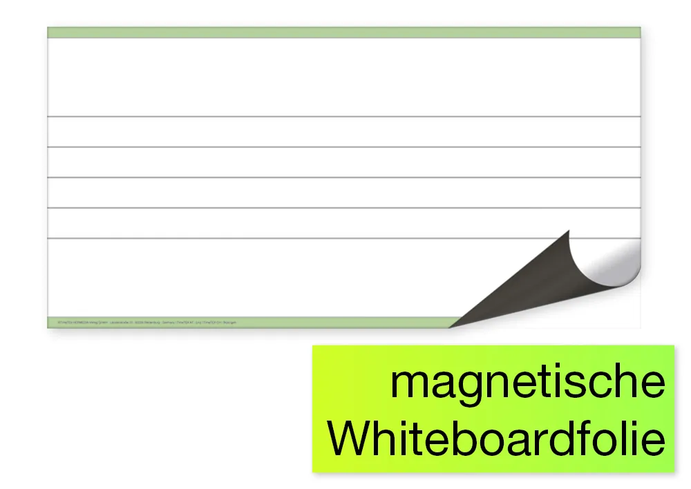 TimeTEX Whiteboard-Demo-Notenlinien magnetisch, 2-tlg.