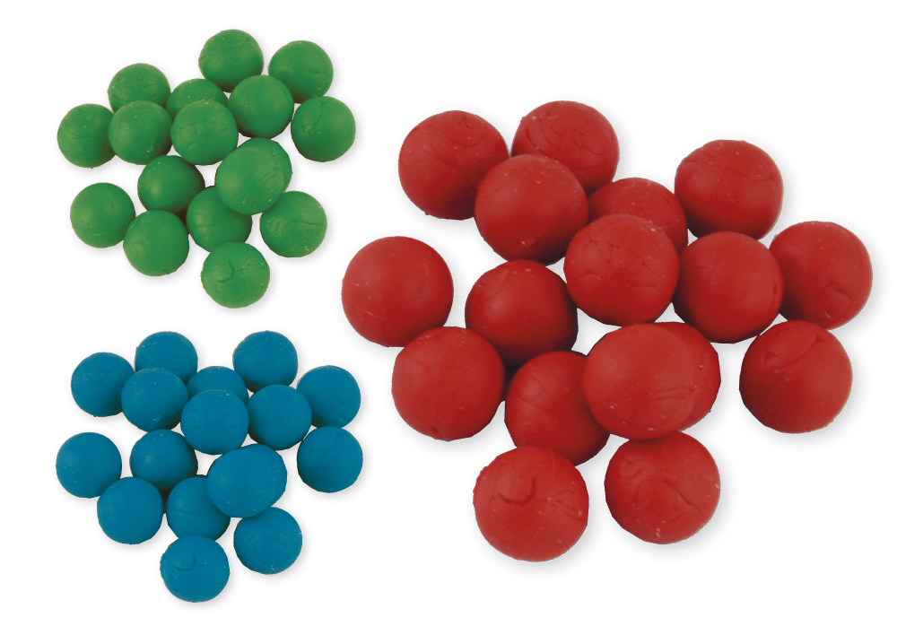 Quiet Balls para agitar, caja, 50 piezas
