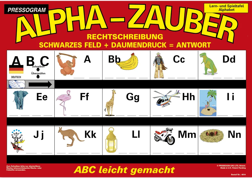 TimeTEX Zaubertafel "ABC" Rechtschreibung