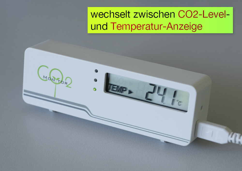 Luftkvalitetsmåler CO2 "Compact"