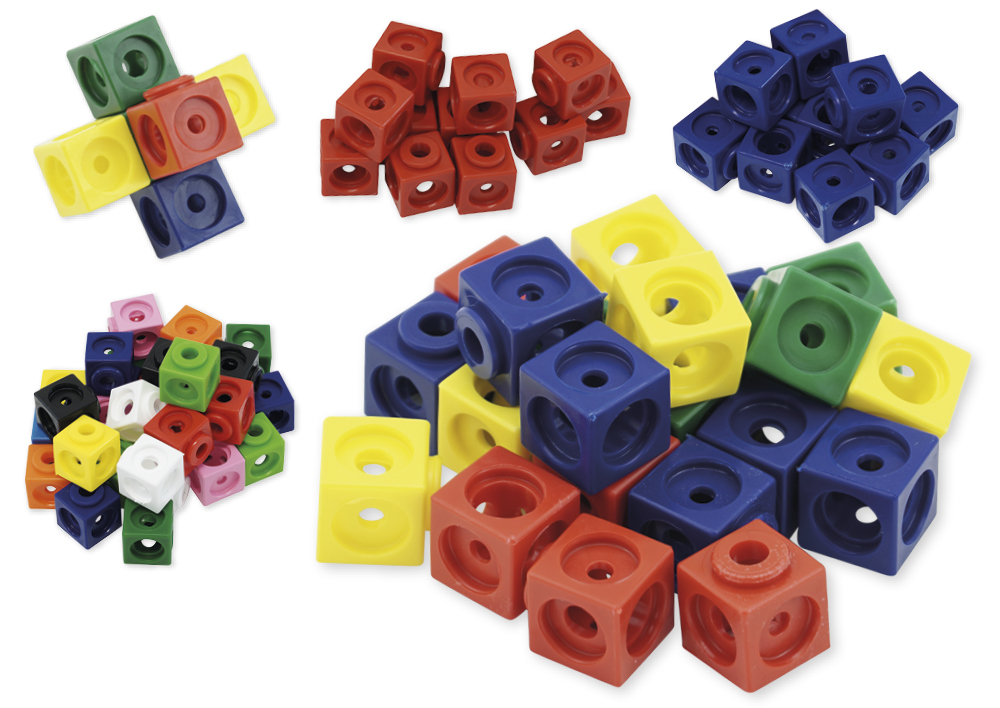 TimeTEX DICK-System Set Steckwürfel, 1,7 cm, 100 Stück im Polybeutel