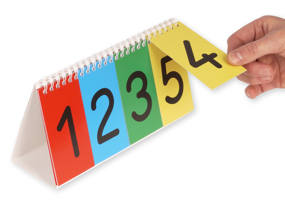 Zahlen-Flipchart für Dezimalstellenwerte, 1.000er Zahlenraum