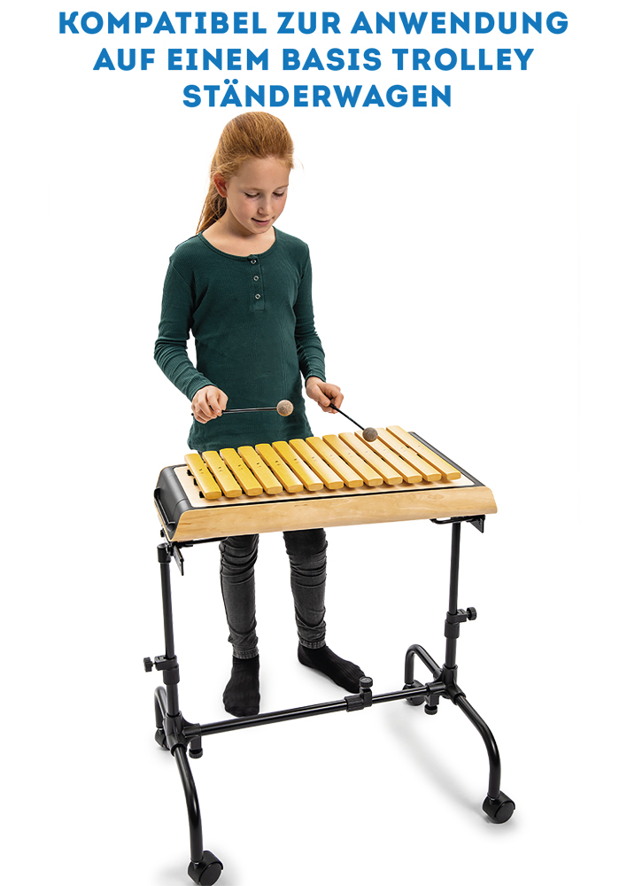 SONOR SMART Xylophon, Alt c1-a2 + fis1, b1, fis2, mit Schlägel, zum Stapeln, ASX 100 DE SONOR SMART Xylophon, Alt c1-a2 + fis1, b1, fis2, mit Schlägel, zum Stapeln, ASX 100 DE