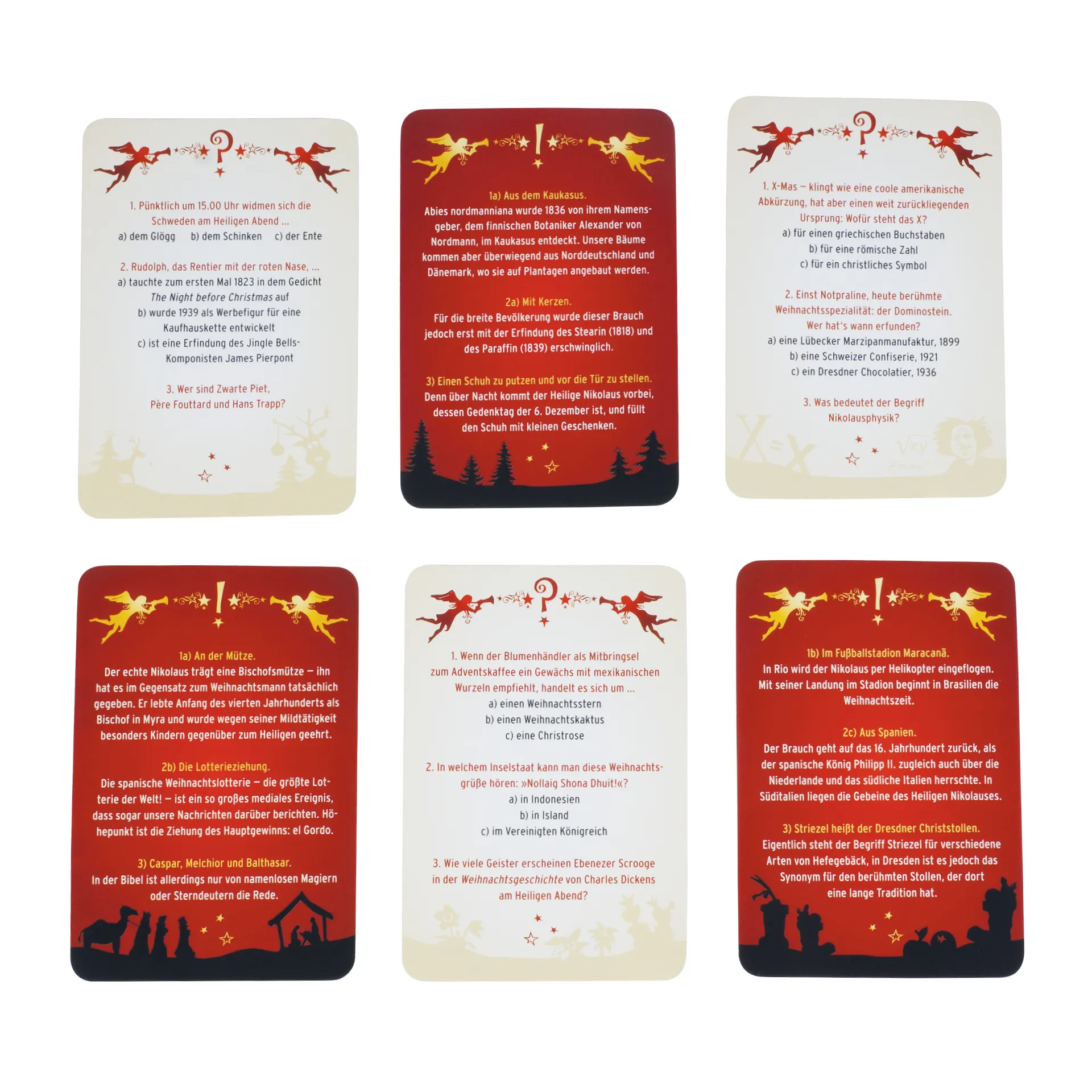 Lernspiel "Das Weihnachts-Quiz", 50-tlg. in Box