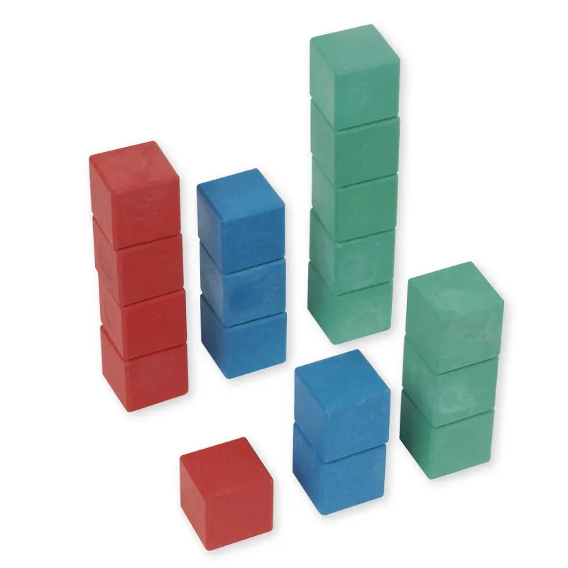 Set med aritmetiska kuber, 2x2 cm, 100 stycken. "Montessori Premium"