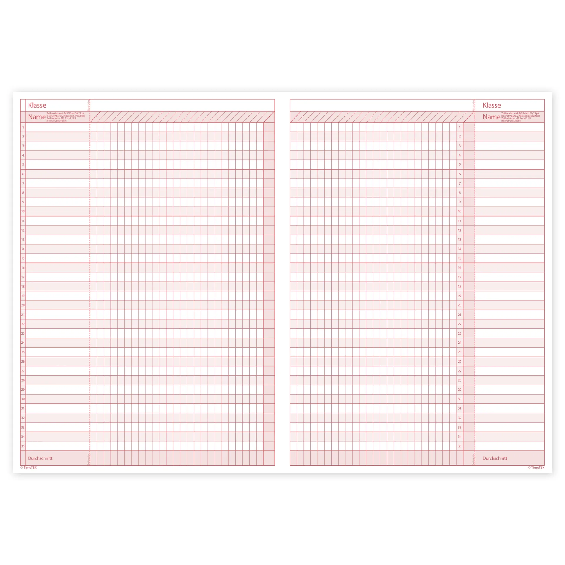 TimeTEX Klassenleiter-Heft, A4  