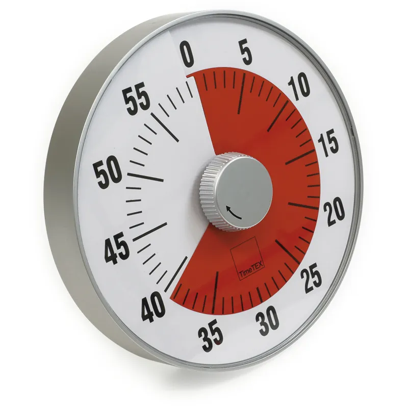 TimeTEX Zeitdauer-Uhr "lautlos" L, 19 cm ø