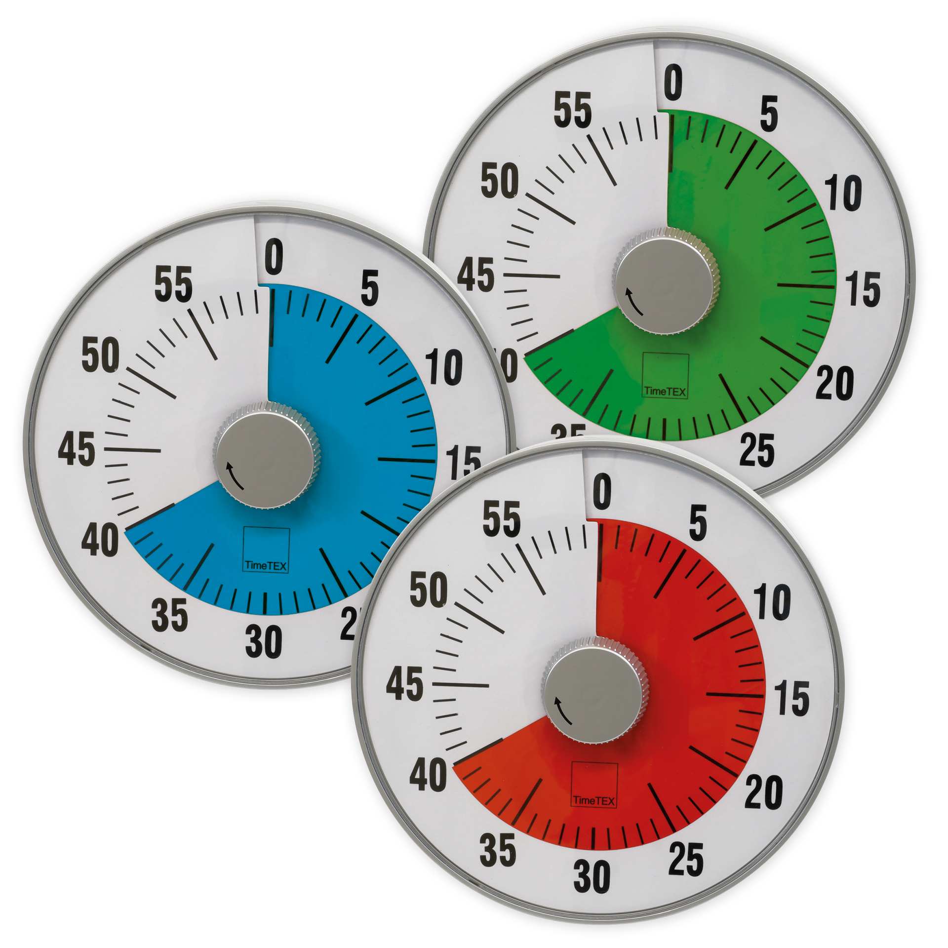 TimeTEX Zeitdauer-Uhr "lautlos" L, 19 cm ø