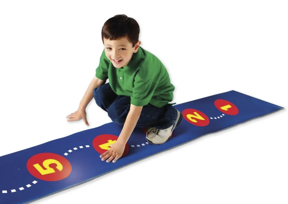 Boden-Zahlenstrahl XL, 0-20, 600 cm lang